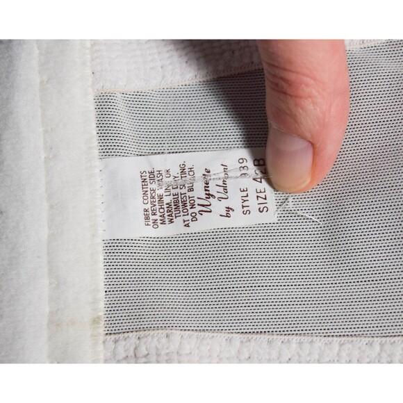 Vintage 1960s Wynette by Valmont 939 Ivory Strapless Bustier Bra Sz 42B - Picture 5 of 5